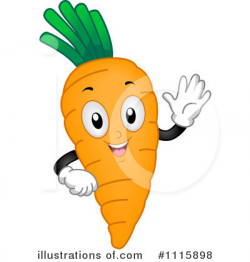 Carrot Clipart #1115898 - Illustration by BNP Design Studio