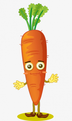 Cartoon Cute Carrot People, Cartoon, Anime, Animal PNG Image and ...