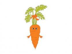 ITEM: Carrot #Clipart - #Digital #Vector Carrot, Black, White ...
