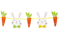 Carrot and Rabbit Easter Garland – Print & Paper