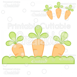 Planted Carrots Free SVG Cut File & Clipart for Silhouette Cameo ...