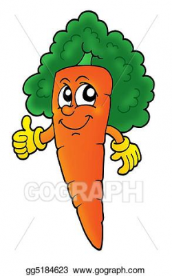 Stock Illustration - Curly carrot. Clipart Drawing gg5184623 - GoGraph