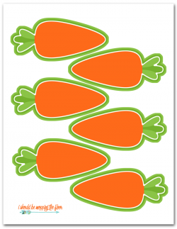 Free Carrot Tag Easter Printables | Easter baskets, Free printable ...