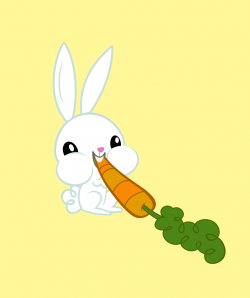 Angel Bunny images Angel Bunny eating a carrot HD wallpaper and ...