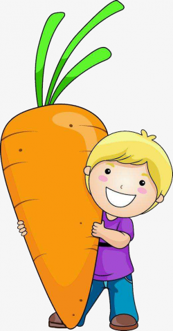 Holding Carrots, Hold Something, Holding The Radish, Child PNG Image ...