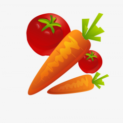 Carrots And Tomatoes, Tomato, Carrot, Food PNG Image and Clipart for ...