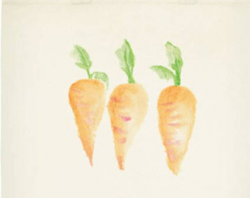 Watercolor Carrots Printable Kitchen Art 8 X 10 printable