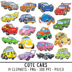 Car Clipart, Cute Car Clipart, Car Clip Art, Cute Car Clip Art, Cute Car  PNG, PNG Cute Car, Car PNG, Clipart Car, Clip Art Car, Cute Cars