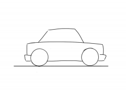 Very Easy Car To Draw For Little Kids | Junior Car Designer