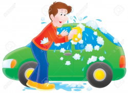 Wash The Car Clipart - Letters