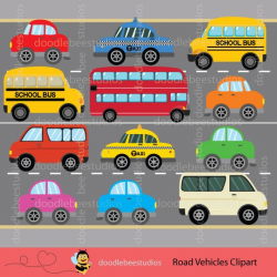 Transportation Clipart, Vehicles Clip Art, Road Vehicles Clipart ...