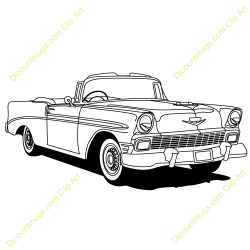 1950s Car Clipart