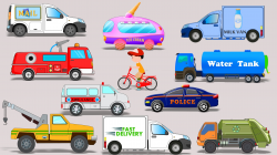 Street Vehicles | Toy Car | Video For Kids | Learn Transport - YouTube