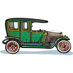 Old car clipart. Royalty-free clipart # 172530
