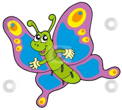Butterfly Cartoon Clipart