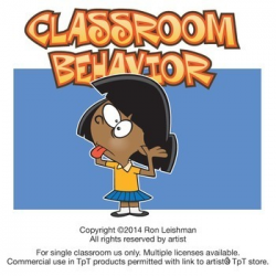 Classroom Behavior Cartoon Clipart by Ron Leishman Digital Toonage