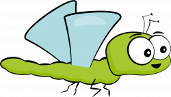Clipart - Dragonfly Cartoon