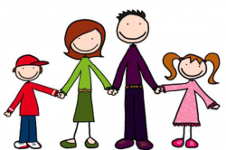 Family Word Clipart Cartoon Image - Images, Photos, Pictures