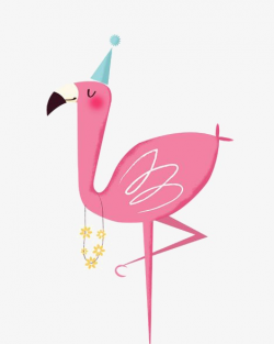 Flamingos, Creative Birds, Animal, Cartoon Flamingo PNG Image and ...