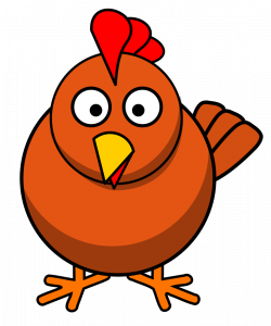 Public Domain Clip Art Image | Illustration of a cartoon chicken ...