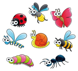 Different cartoon insect vector material | pre escolar | Pinterest ...