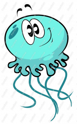 Jellyfish Character Clip Art - Royalty Free Clipart - Vector Cartoon ...