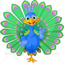clipart picture of a cartoon peacock | Peacock Party | Pinterest ...