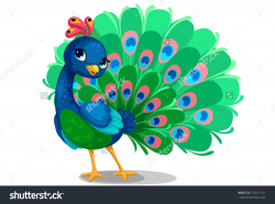 Beautiful peacock cartoon outline drawing to color | павлины ...