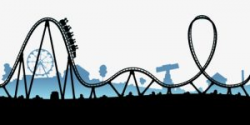 Roller Coaster Clipart roller coaster sky cartoon playground png ...