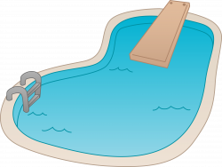 Swimming Pool Cartoon Clipart