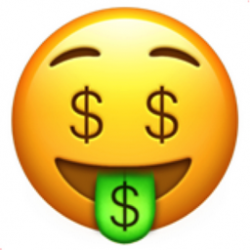 Money-Mouth Face Emoji (U+1F911) | emoji | Pinterest | Emoji ...