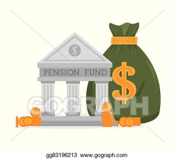 Vector Stock - Money pension fund. Clipart Illustration gg83196213 ...