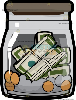 A Jar Of Savings | Money clipart