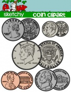 US Coin / Money Clipart | Money clipart, Math and School