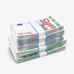 A Pile Of Euro Banknotes, Pile, Eur, Paper Money PNG Image and ...