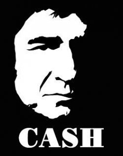 Johnny Cash Black And White Pop Art Digital Art by David G Paul ...