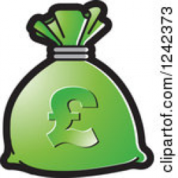 Green Money Bag With A Pound | Clipart Panda - Free Clipart Images