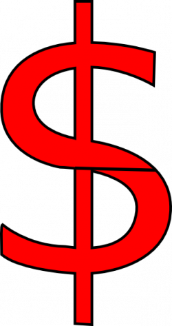 Red Money Sign Clip Art | Clipart Panda - Free Clipart Images