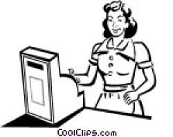 cashier Vector Clip art | Clipart Panda - Free Clipart Images