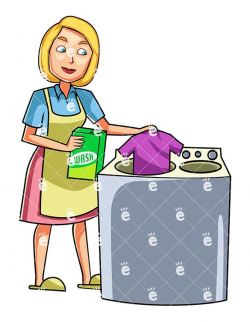 A Woman Doing The Laundry | Laundry, Blonde women and Blondes