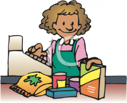 28+ Collection of Grocery Store Clerk Clipart | High quality, free ...