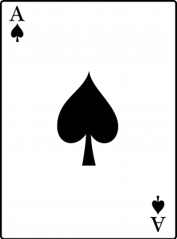 Clipart - Ace of Spades