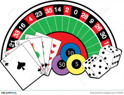 Casino Table Illustration 1374303 - Megapixl