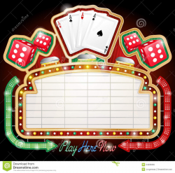 Sign clipart casino - Pencil and in color sign clipart casino
