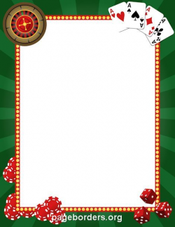 Printable casino border. Use the border in Microsoft Word or other ...
