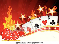 Vector Art - Hot casino. Clipart Drawing gg84005389 - GoGraph