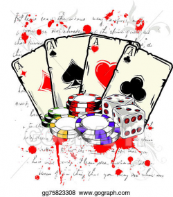 Stock Illustration - Game casino. Clipart Illustrations gg75823308 ...
