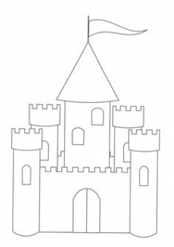 castle clipart black and white 2 | Clipart Station