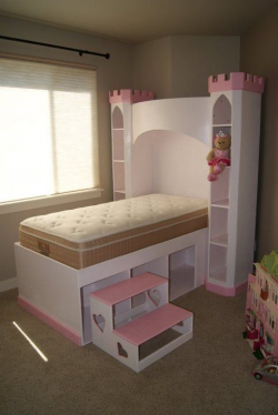 53 best CASTLE BED images on Pinterest | Child room, Girl rooms and ...