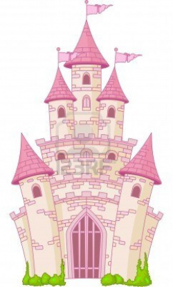 Illustration of a Magic Fairy Tale Princess Castle Stock Photo ...